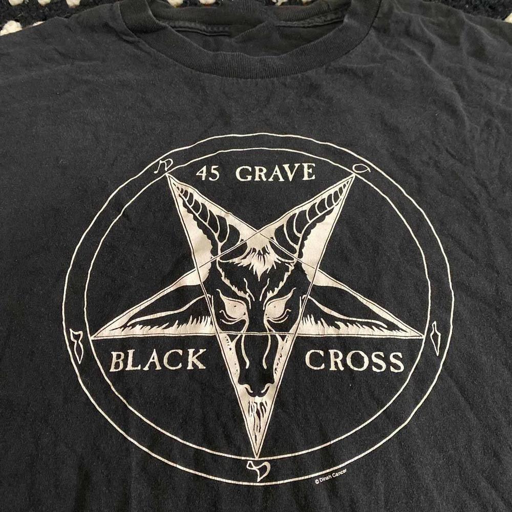 

Black Cross 45 Grave Party Shirt Black Unisex S5XL Unisex T-Shirt XL