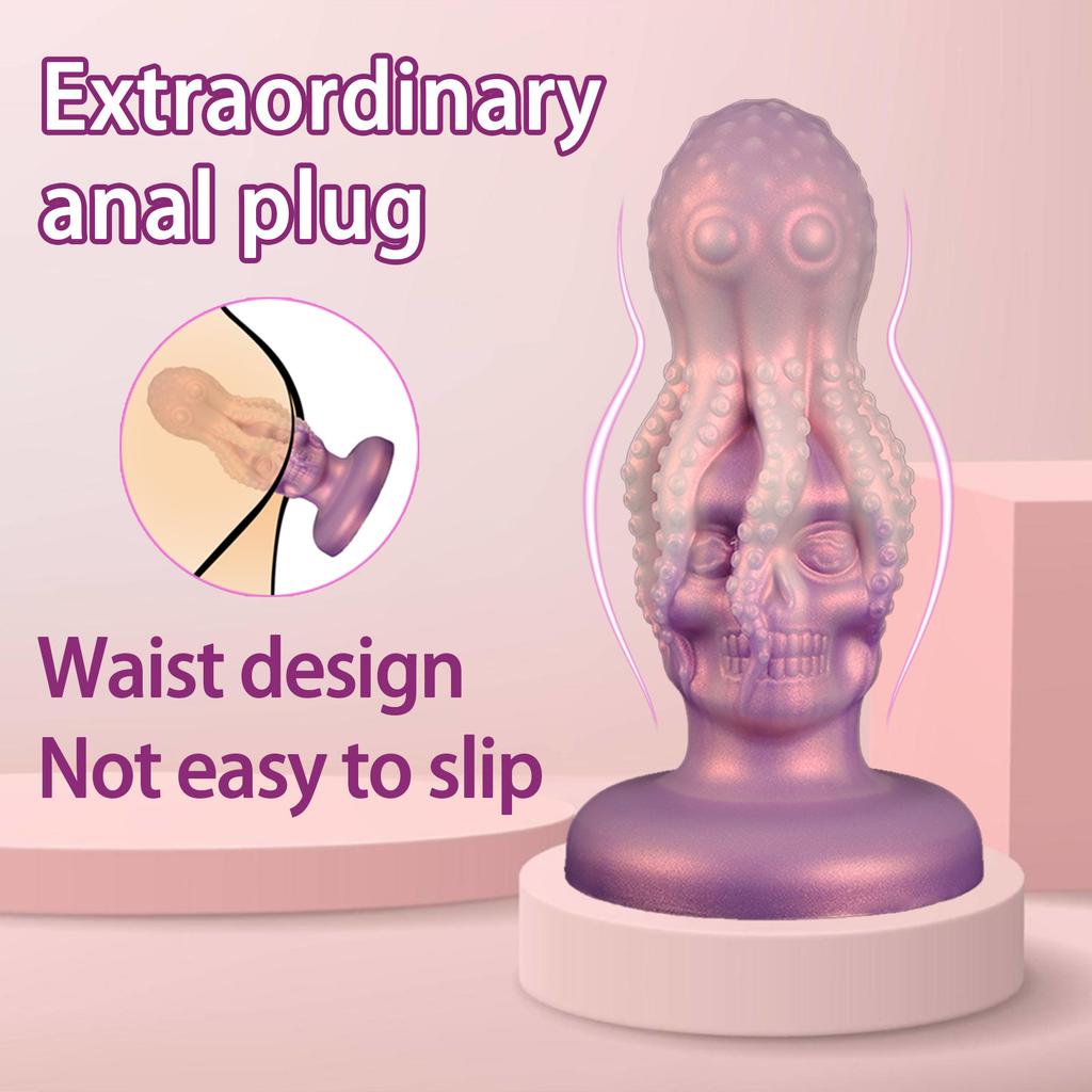 Extra Groß Flüssigsilikon Weicher Dildo Fisting Buttplug Masturbator Analdilator Sexspielzeug für Erwachsene Großer Schwanz Strap-on Penis