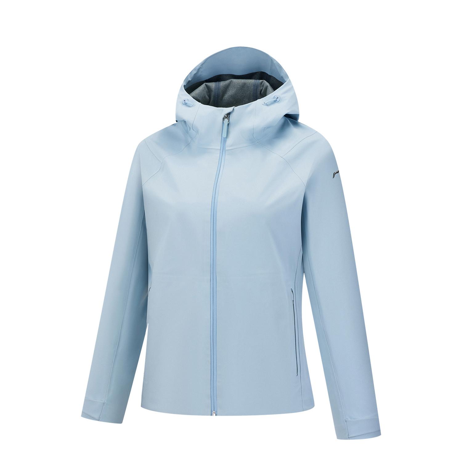 

Li-Ning Glory Gold Standard Series Hooded Zipper Casual Soft Simple Solid Color Versatile Sports Windbreaker Women outerwear AFDWE24-2 XXL