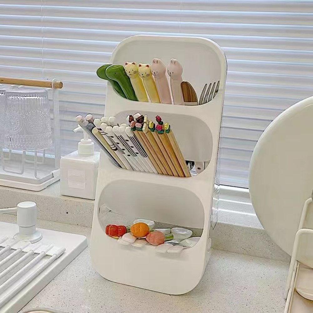 Transparent Chopstick Rest, Chopstick Drain Rack, Spoon Storage Rack, Sturdy Cutlery Rack, Kitchen Cutlery Storage Spoon Rack