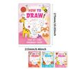 3PCS How to Draw Adorable Everything: A Simple Step-by-Step Guide for Beginners – From Animals and Food to Vehicles Instruments