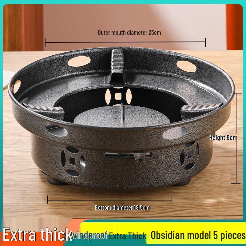 Yuzhuxun Portable Windproof Alcohol Hot Pot Stove