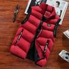 Spring Fashion Mens Jacket Sleeveless Vest Thermal Soft Vests Casual Coats Male Cotton Mens Vest Men Thicken Waistcoat