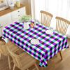 Checkered Tablecloth Rectangular Dining Table Tablecloth for Coffee Table Mat Kitchen Picnic Travel Party Decoration Tablecloth