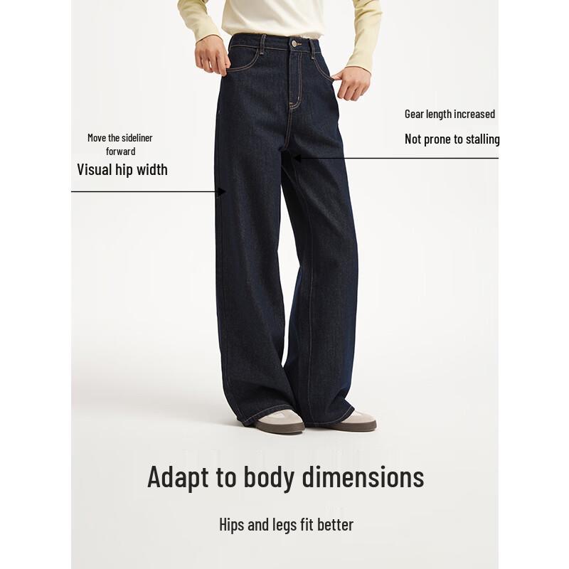 Hotwind Women's Loose Straight Denim Jeans