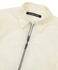 WELLBEING EXPRESS Nylon Pocket Zip Up Shirt Ivory