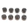20x 22mm Auto Car Wheel Exterior Nut Cap Bolt Rims Auto Hub Screw Cover Gray