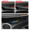 for Toyota Sienta 170 Series 2016-2025 Silicone Copilot Storage Box Tray  Organizer Tidying Car Interior Accessories Black