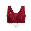 Plus Size Front Closure Lace Bra - Lifting & Wireless Seamless for Women