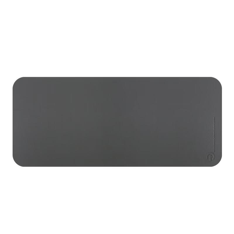 Rantopad S5 Mouse Pad, Extra Large Leather Waterproof Desk Mat, Laptop Office Pad, PU Non-Slip Keyboard Mat, Gray, 700*300*1.8mm