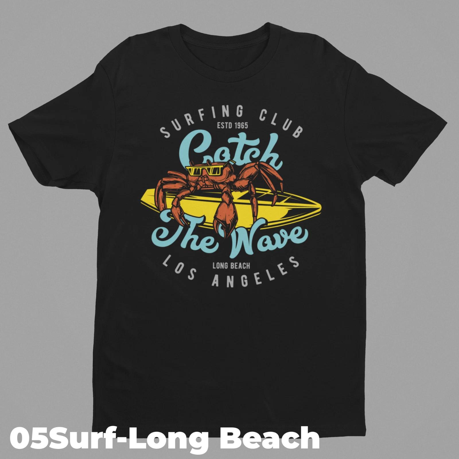 Surfing Retro T-Shirt Designs 05SURF-Long Beech L