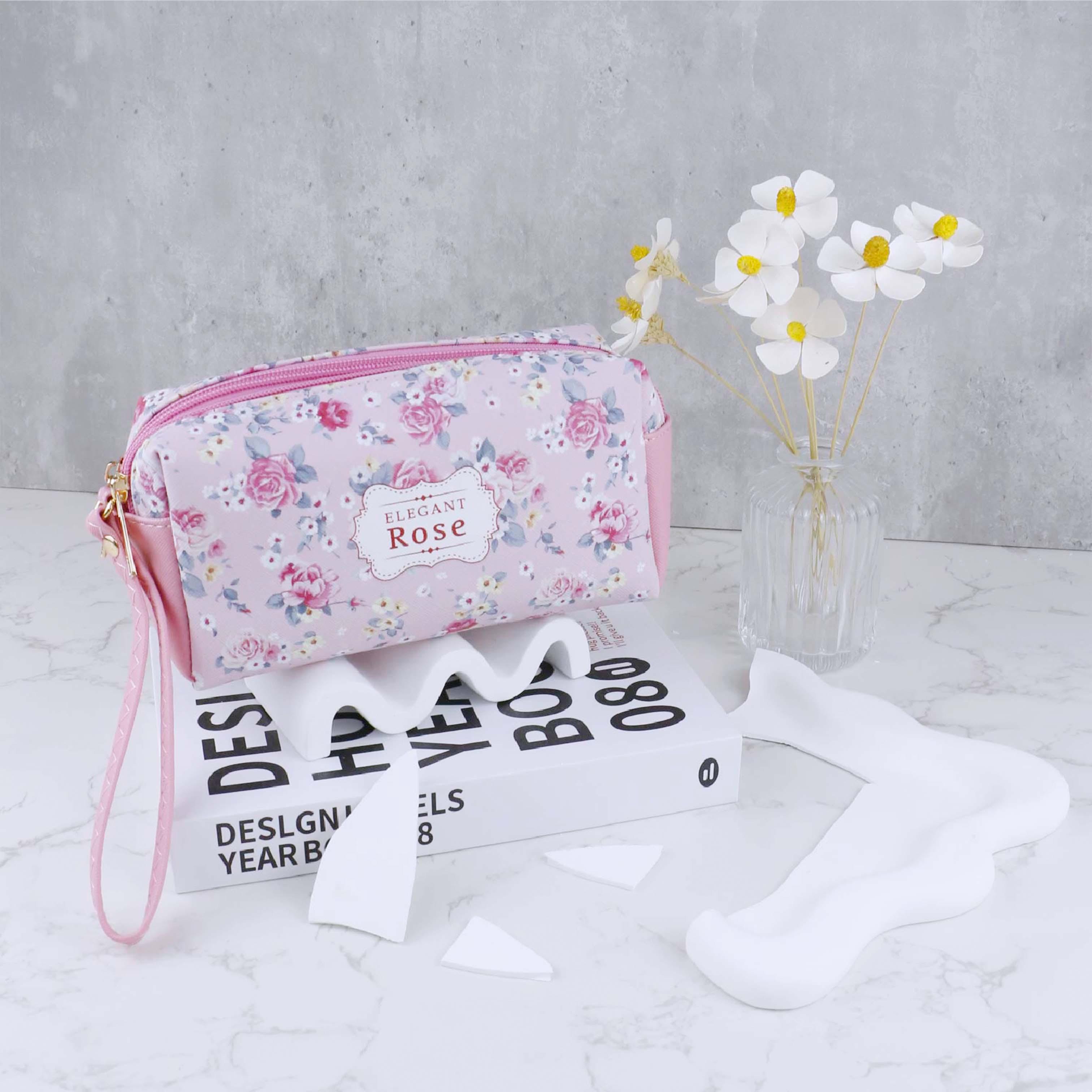 

1 шт. блестящая косметичка с леопардовым принтом, дорожная косметичка, блестящий пенал для студента, подарочная косметичка, дорожная сумка для хранения, рождественский подарок Deep rose pink