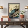 Japanese Art Style Animal Posters Dog Otter Squirrel Crane Prints Canvas Printing Retro Wall Picture for Living Room Home Decor