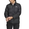 Adidas Wind.Rdy Soft Comfortable Trendy Versatile Solid Color Striped Down Jacket Women Jacket Black IS4796