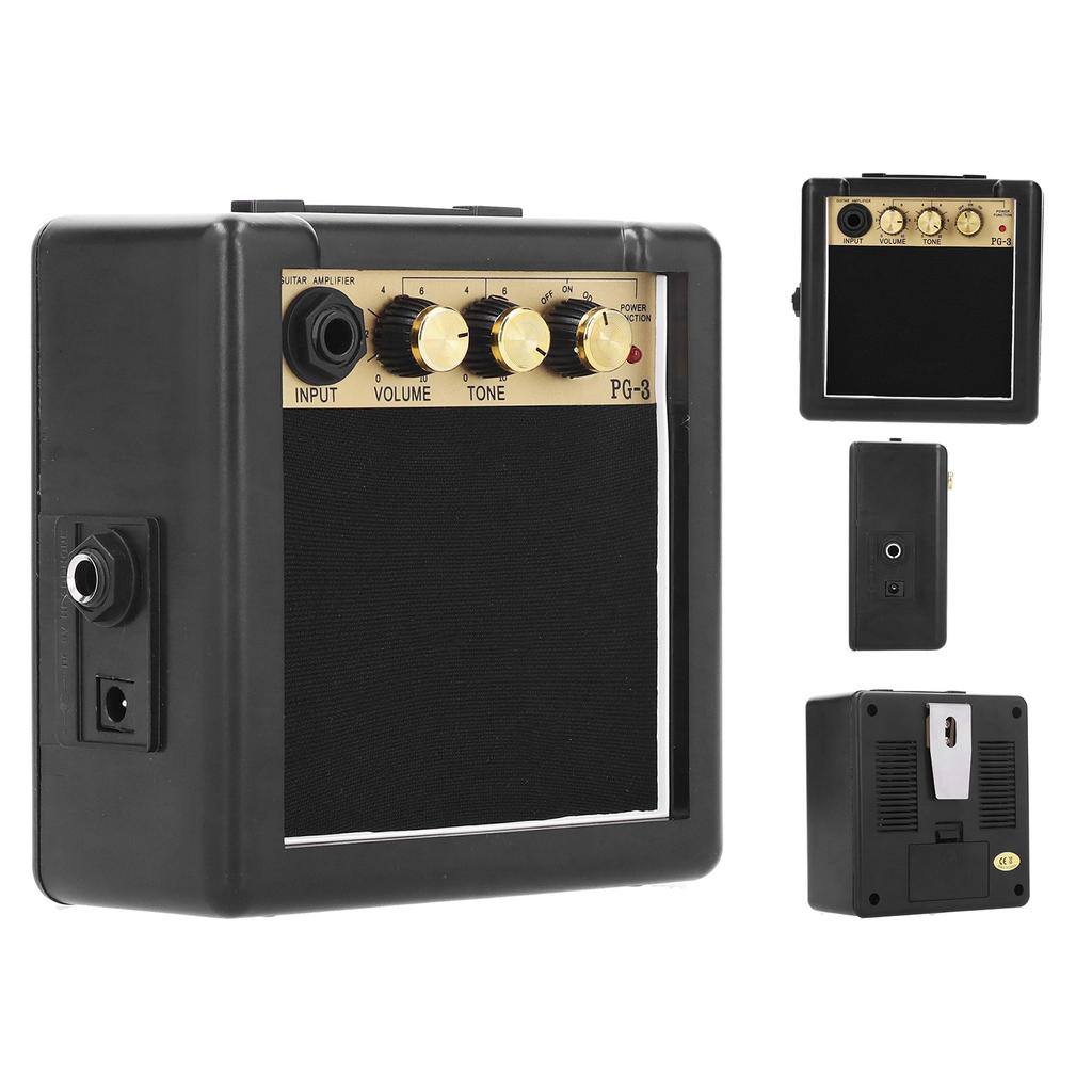 Wzmacniacz Gitarowy Przenośny Mini Akcesoria do Instrumentów Muzycznych Mały Głośnik PG‑3 3W
