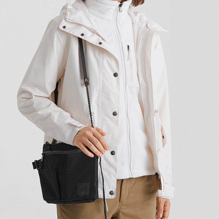 The North Face 3.1L Lightweight Adjustable Shoulder Strap Zipper Crossbody Outdoor Bag Women bags Black NF0A52TO-4E5