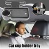 Car Headrest Backseat Cup Holder Foldable Car Back Seat Cup Holder Auto Storage Organizer Multifunctional Travel Eating Desk