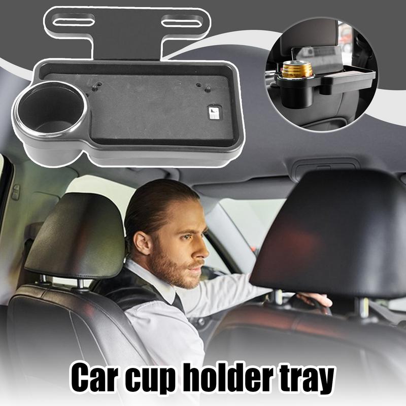 Car Headrest Backseat Cup Holder Foldable Car Back Seat Cup Holder Auto Storage Organizer Multifunctional Travel Eating Desk GERMANY