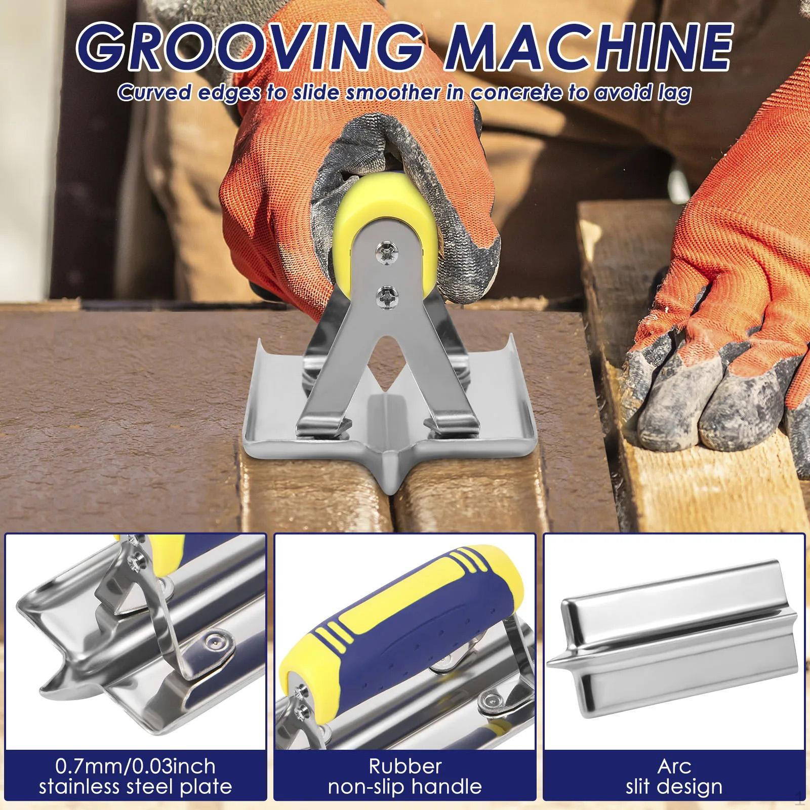 

Плоский шпатель для отделки Набор бетонных инструментов Удобная рукоятка Многофункциональный Строительный Каменщик