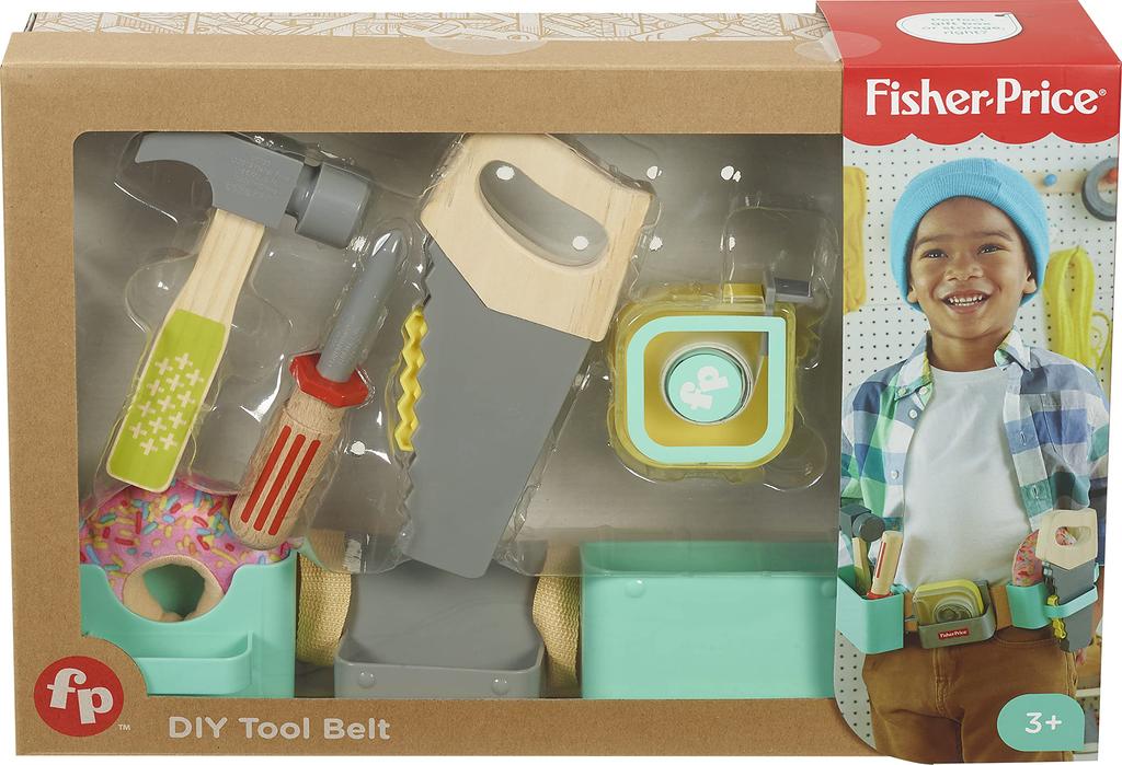 Wooden Pretend Play DIY Belt Wooden Toy GGT60 Fisher-Price Set,