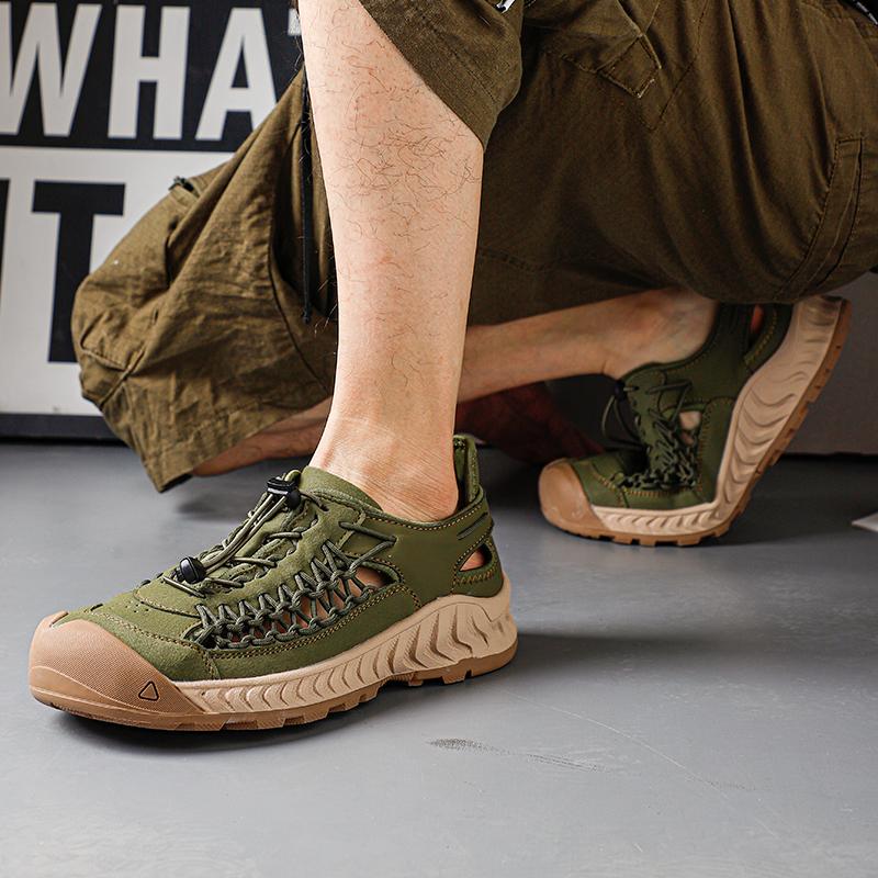 Fashion Outdoor Sandals Mens Dress Shoes Retro Male Leather Business Male Baroque Shoes Casual Mens Oxford Work Footwear