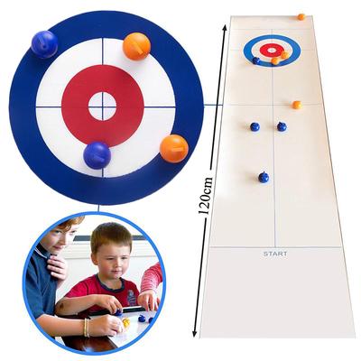Curling Game Portable Tabletop Travel Board Games Children Kids Family Home New