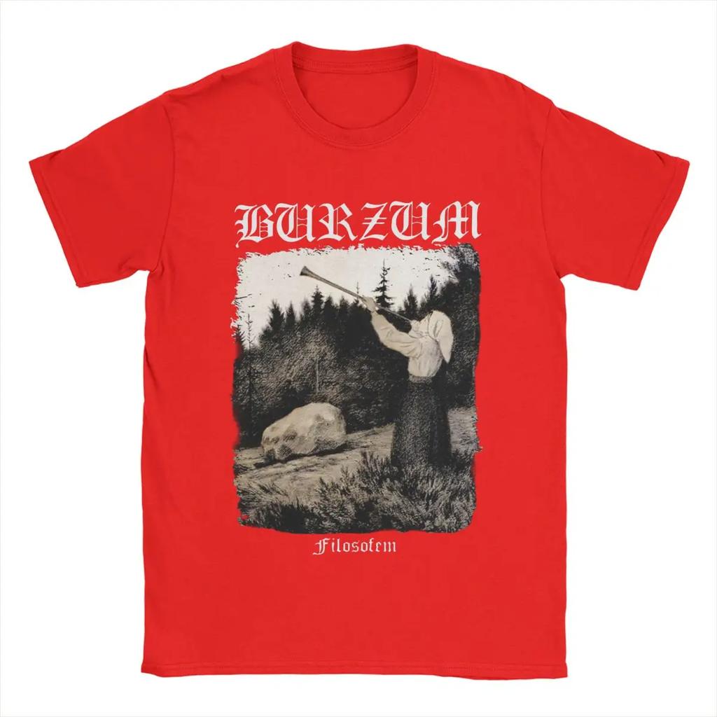 Burzum Sună Trompeta Tricou Bărbați Bumbac Uimitor Tricou Echipaj Gât Tricouri Mânecă Scurtă Îmbrăcăminte Vară