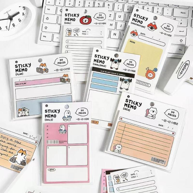 Office School Supplies A Note A Day Ins Korean Style Cute Check in Plan Note Study List N Times Sticky Kawai Stationery Gift