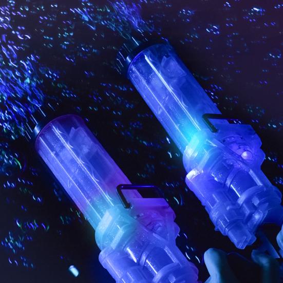 21-Hole Bubble Blower Toy Automatic Bubble Machine with Music & Lights Romantic Atmosphere Bubble Maker for Kids Outdoor Birthday Party Favors