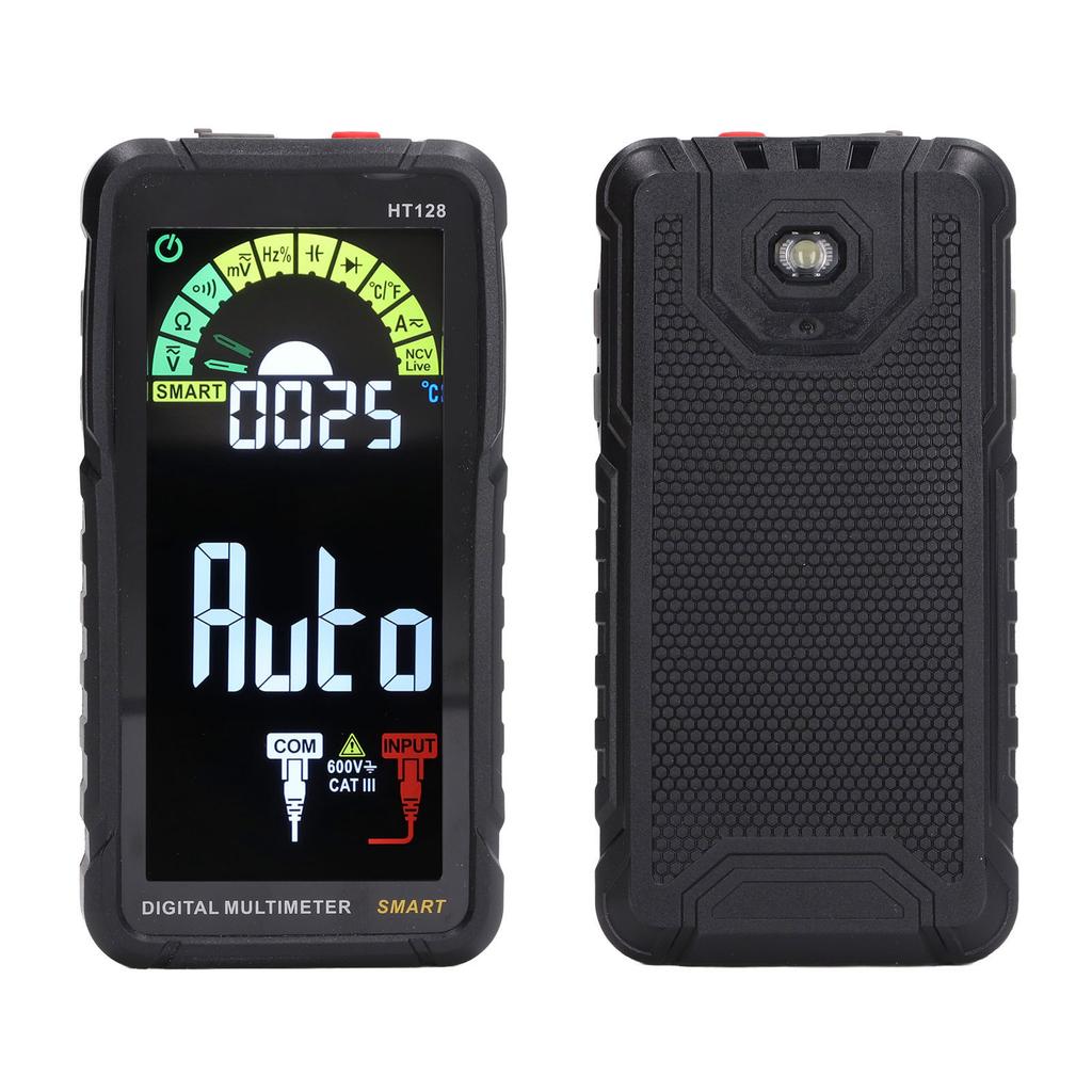 Multimetru Digital Auto LCD Afișaj Color Anti Ardere Multifuncțional Portabil Voltametru Tensiune