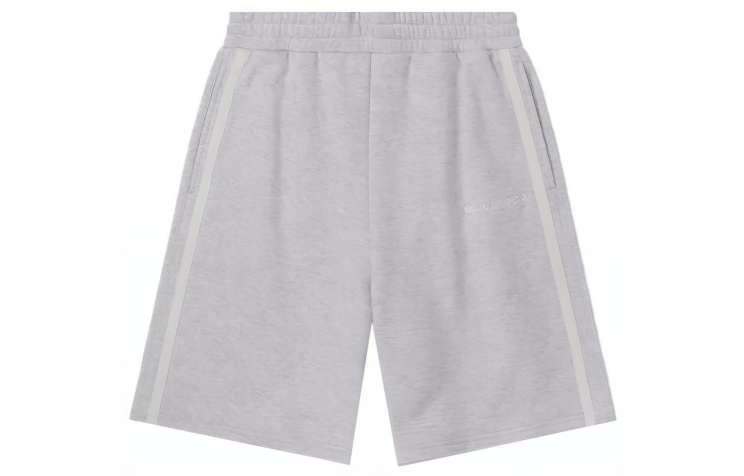 Converse Sports Shorts Unisex Gray 10027236-A02 M
