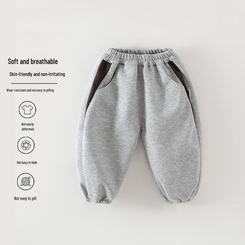 Autumn Minimalist Baby & Boys' Sweatpants - Casual, Sporty Children's Wear