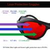 Laser Safety Glasses Wavelength 190-540nm, Protective Goggles CE for UV Lamp, Ultraviolet, Blue, Green Laser Absorption Type, 2pc In Pack
