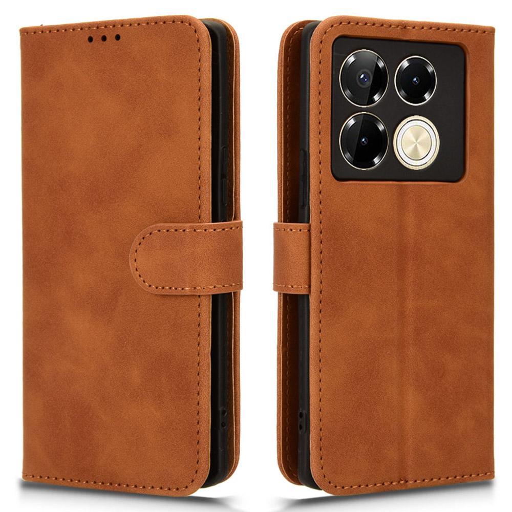 For Infinix Note 40 5G Case PU Leather Folio Flip Wallet Phone Cover
