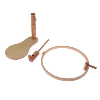 Adjustable Round Wooden Embroidery Hoop -stitch 24cm