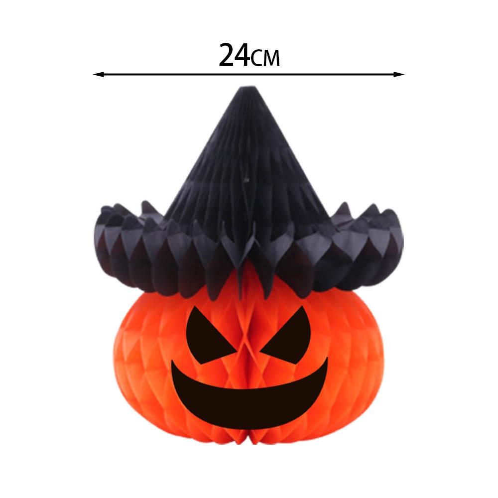 Halloween, Party Decoration, Honeycomb Ball Pendant, Pumpkin, Spider, 3D Honeycomb, Ghost Festival, Halloween Decoration, Party Decoration