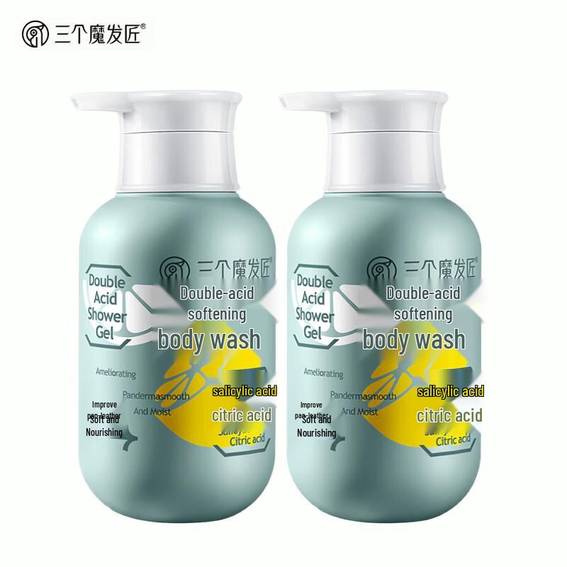Three Magicians Dual Acid Softening Body Wash (2-Pack)