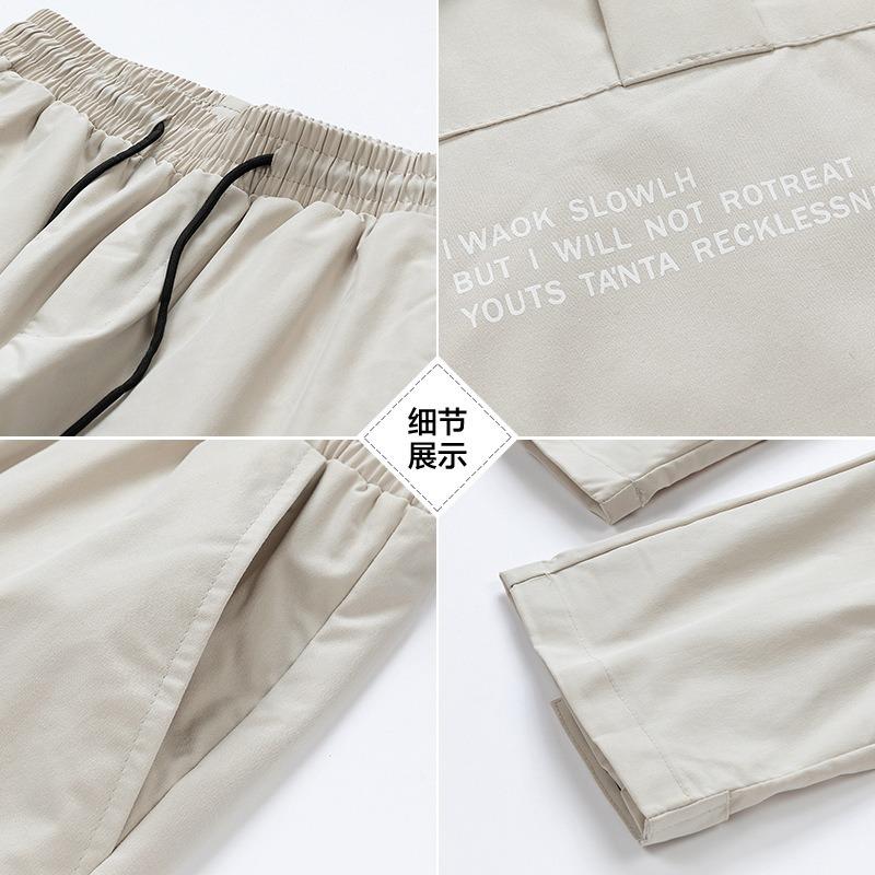 Men's Overalls Spring and Autumn New Men's Straight Trousers Casual Versatile Sweatpants Men's Trend Pants