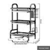 3-Tier Countertop Dish Drying Rack