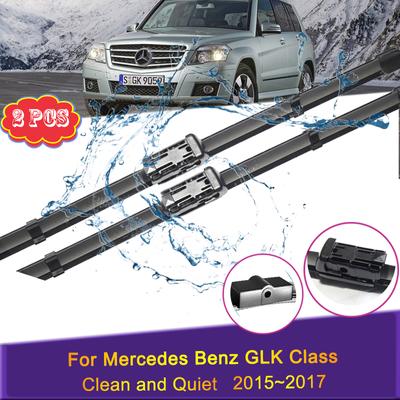 For Mercedes Benz GLK Class 280 300 350 200 220 320 X204 CDI Car  Front Windshield Rubber Wiper Blades Car Styling Accessories