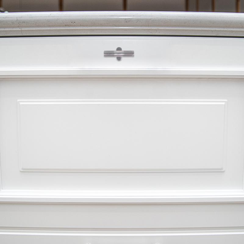 Ferro Fiori Zamak Knob Handle Pulls for Kitchen and Cabinet, Nickel, Steel and Black Matte Cabinet and Drawer Pulls