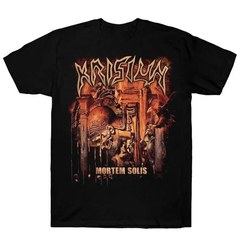 

Krisiun mortem Solis T-shirt short sleeve cotton black men size S to 5XL Unisex T-Shirt XXXL