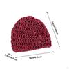 Mesh Crochet Hair Net Beanie Decorative Lightweight Comfortable Crocheted Cap Knit Hairnet