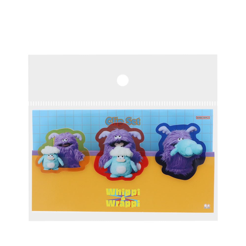 

Stationery Whippi Rappi Goods Set of S3626458 Sun-Star & Clips, 3, Acrylic, Blue, синий