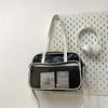 Transparent Large Capacity Hand-held Shoulder Bag, Square Fashion Crossbody Tote Bags, Suitable for Commuting Banquet Occasions