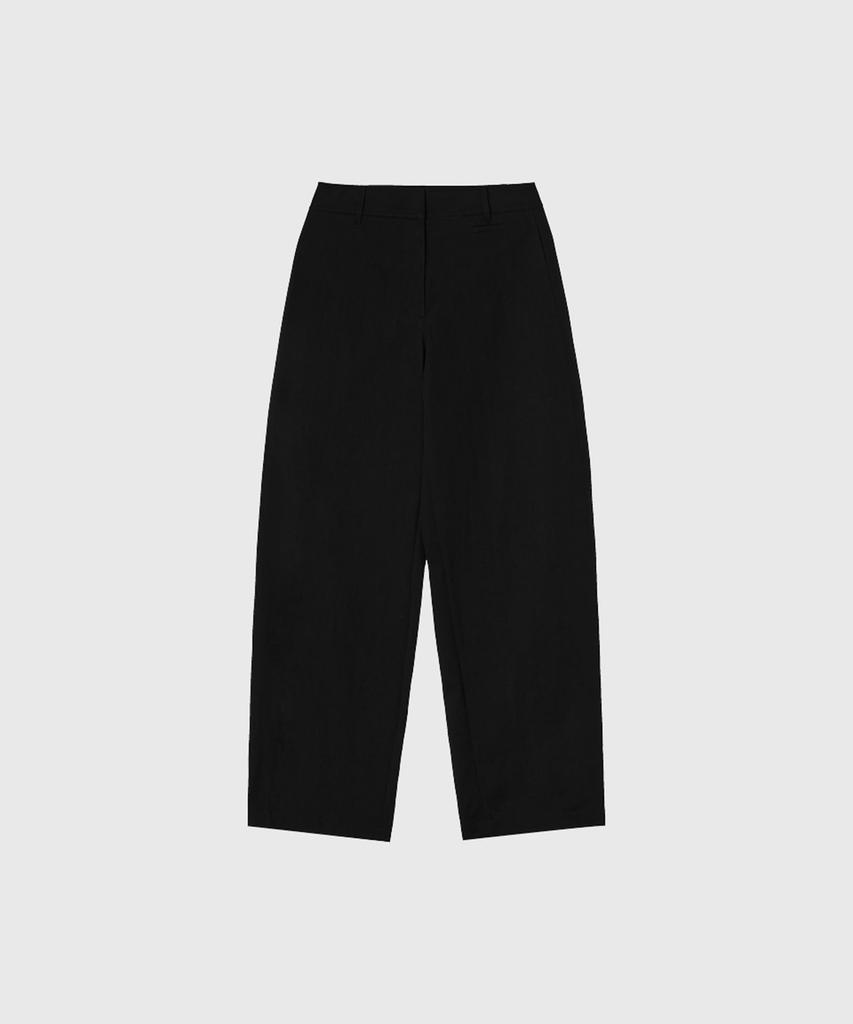 Lugkaeseuteu Linh Curved Cotton Pants_Black / Linh Curved Cotton Pants_Black