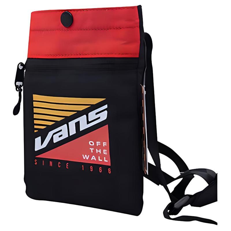 Vans Nylon Shoulder Bag, Crossbody Bag Regular Unisex Black Vans VN0A48CVBLK