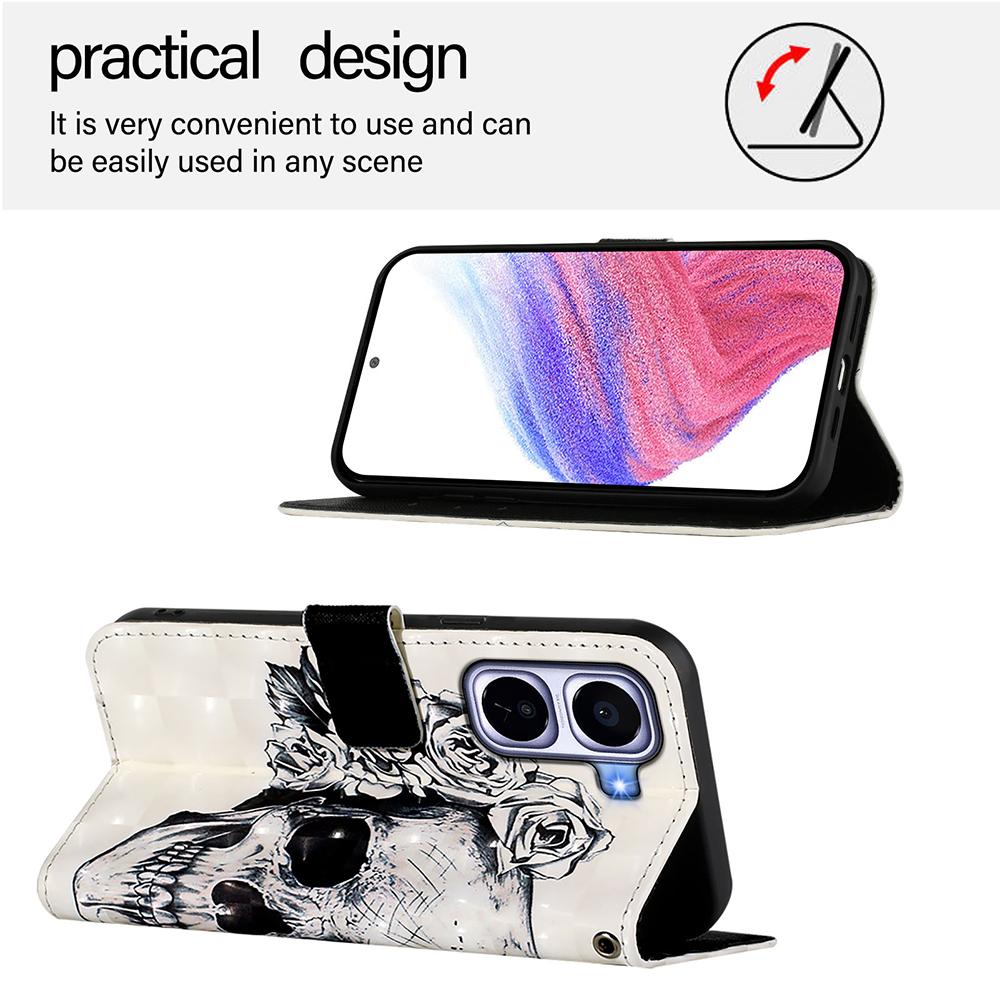 Cute Painted Leather Flip Phone Case on For vivo iQOO 15 Neo 11 Z10 Lite Z10X Z9X Z9 Turbo Z9S Pro Wallet Stand Book Cover Cards