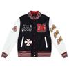 Unisex Amerikanischer Street Style Maillard Bomberjacke: Herbst Lockere Passform für Paare