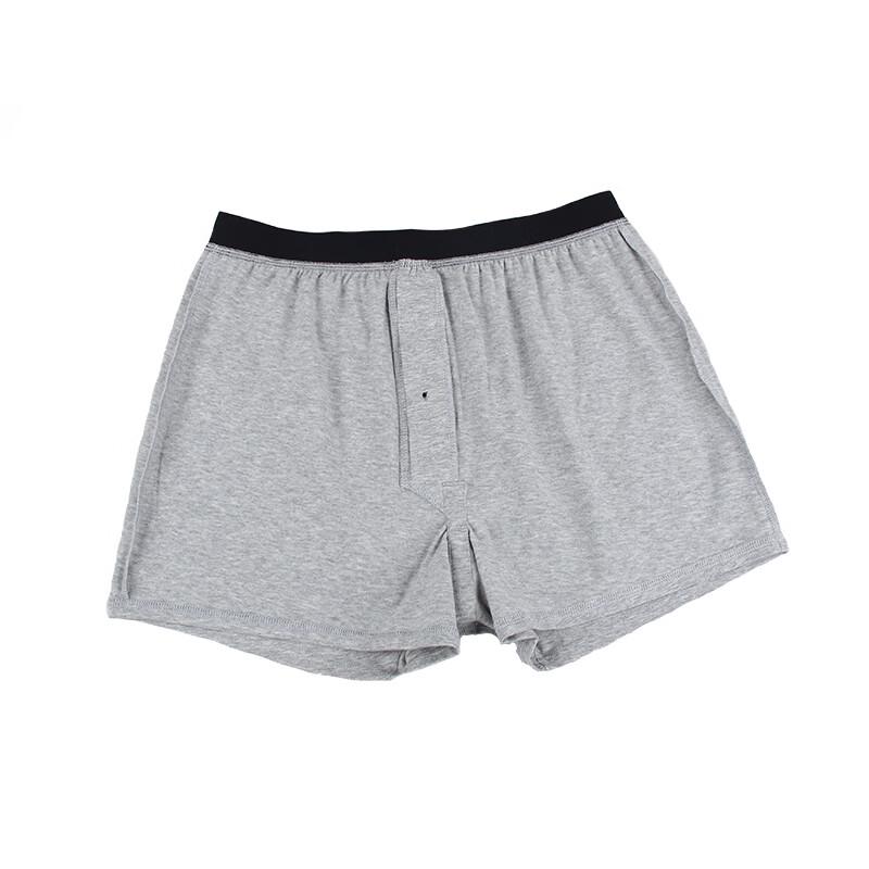 BXMAN Men's Loose Fit Cotton Knit Boxer Briefs 2-Pack